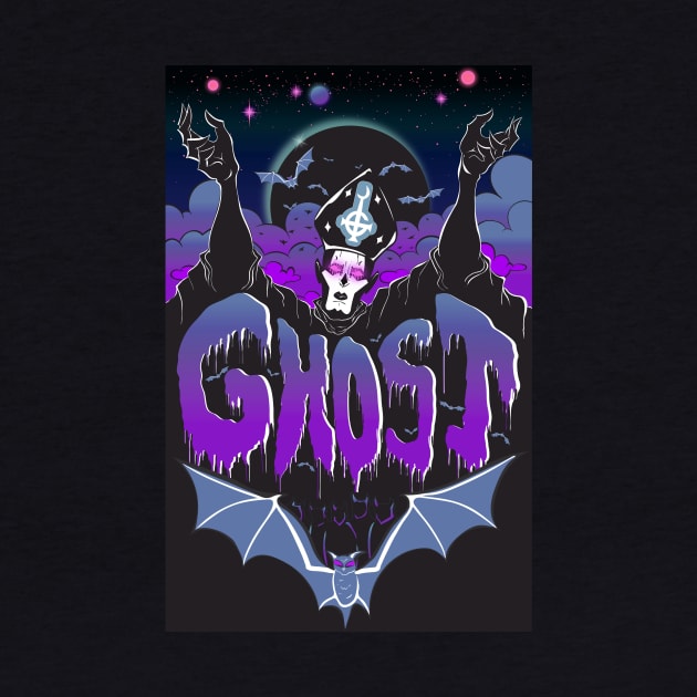 Ghost Band Poster by MajesticFatPony